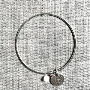 Bracelet rigide Pierre de Lune & grenat