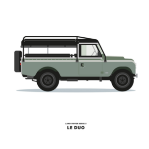 Affiche Land Rover 109 Série III 30x40cm