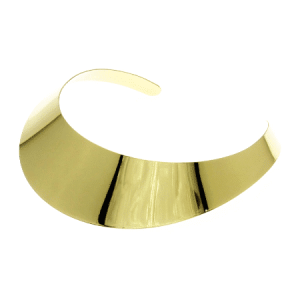 Collier torque ethnique ras de cou large pour femme