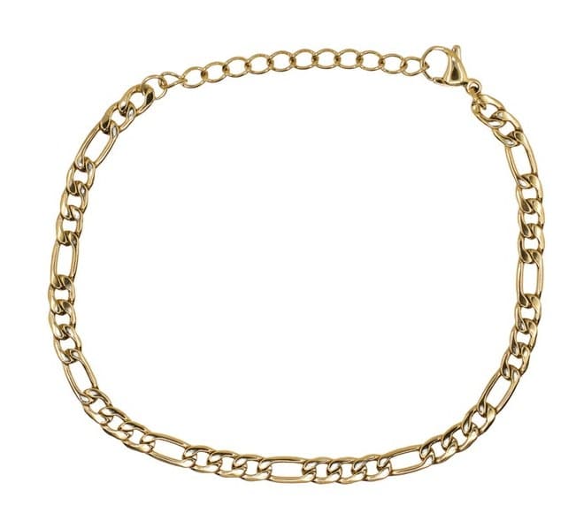 Chaîne de cheville acier chirurgical argent maille figaro – Image 7